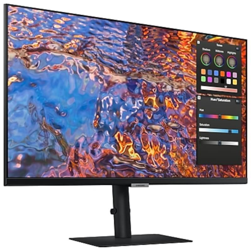 Samsung LS27B800PXPXEN 27 4K Ultra HD IPS Negro - Monitor PC vista frontal lado derecho