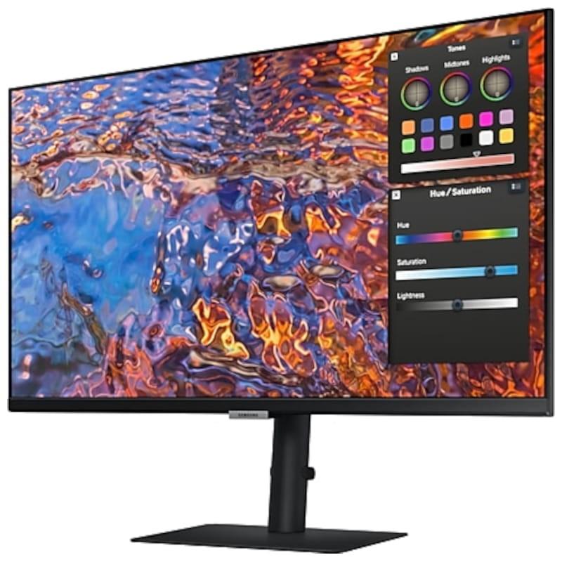 Samsung LS27B800PXPXEN 27 4K Ultra HD IPS Negro - Monitor PC Vista frontal lado izquierdo