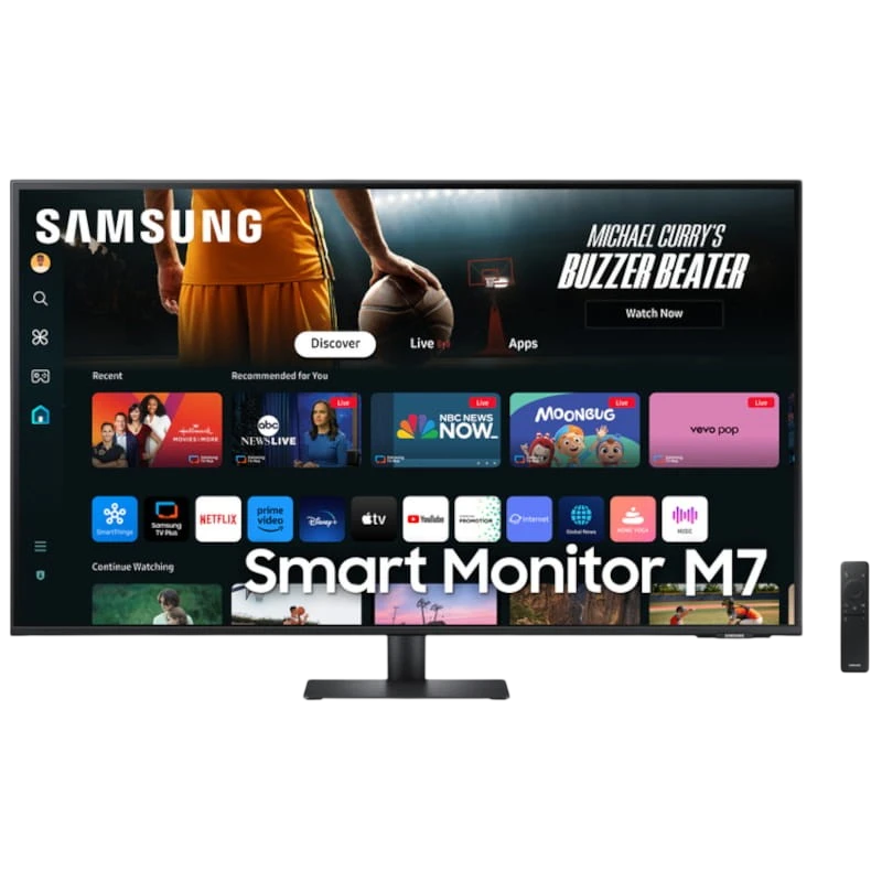 Samsung M70D 43" 4K Ultra HD VA Negro - Smart Monitor