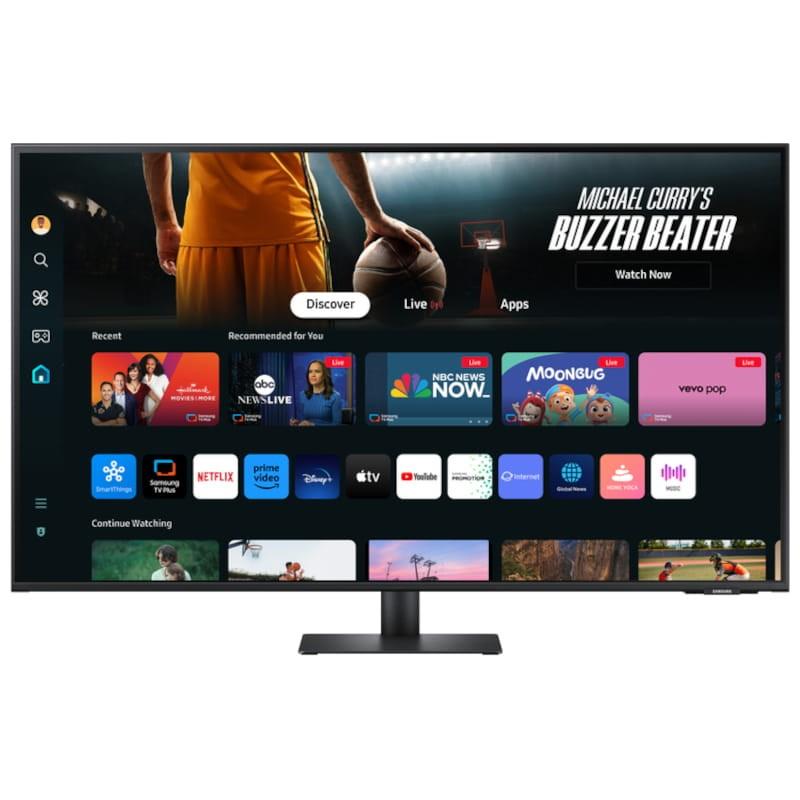 Samsung M70D 43 4K Ultra HD VA SmartThings Noir - Moniteur PC vue de face