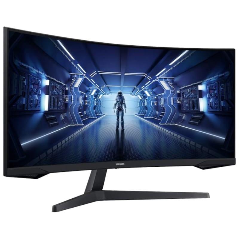 Colores vibrantes de Samsung Odyssey G5 LC34G55TWWP 34 VA UWQHD 1ms 165Hz Ultrapanorámico Curvo Negro - Monitor gaming