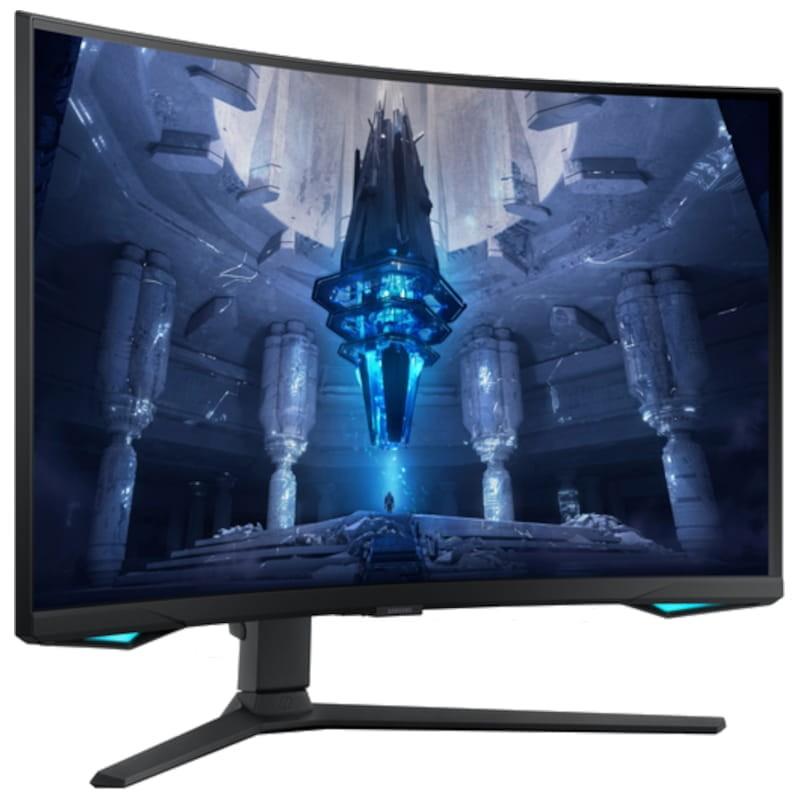 Samsung Odyssey Neo G7 S32BG750NP 32 4K UltraHD Curvo LED FreeSync Preto - Monitor de jogos vista frontal direita