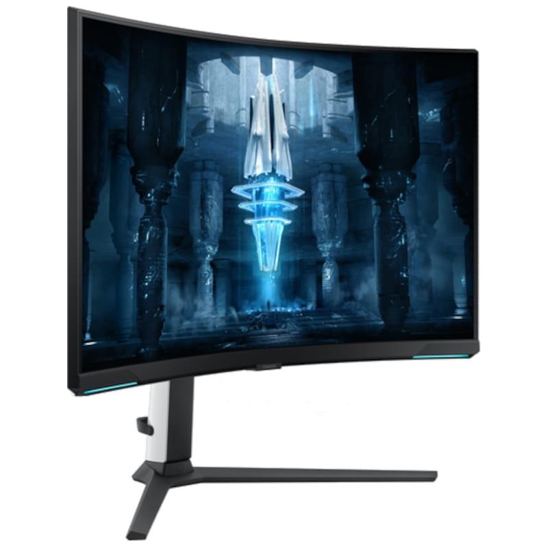 Samsung Odyssey Neo G8 S32BG850NP 32 VA LED 4K UltraHD Incurvé 240 Hz FreeSync Premium Pro Blanc - Moniteur Gaming vue côté droit