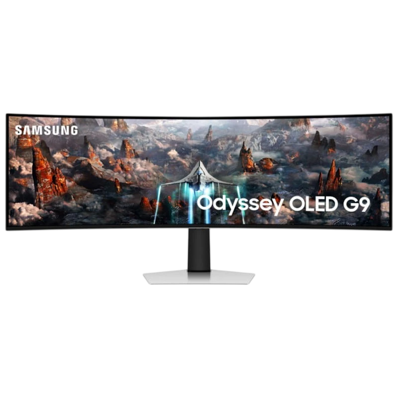 Samsung Odyssey S49CG934SU 49 WDQHD OLED 240 Hz UltraWide Curvo FreeSync Premium Pro Plata - Monitor Gaming