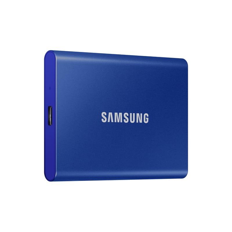 Samsung Portable SSD T7 1TB Azul - Lateral