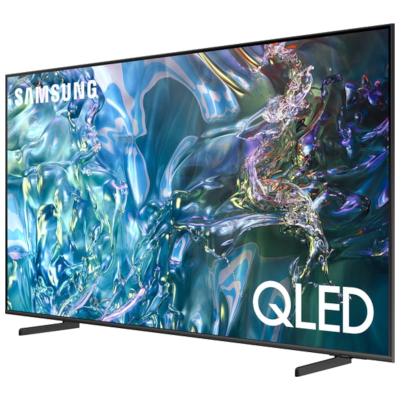 Samsung Q60D QE43Q60DAU 43 4K Ultra HD Smart TV Wifi Titanio - Televisor Vista frontal izquierda