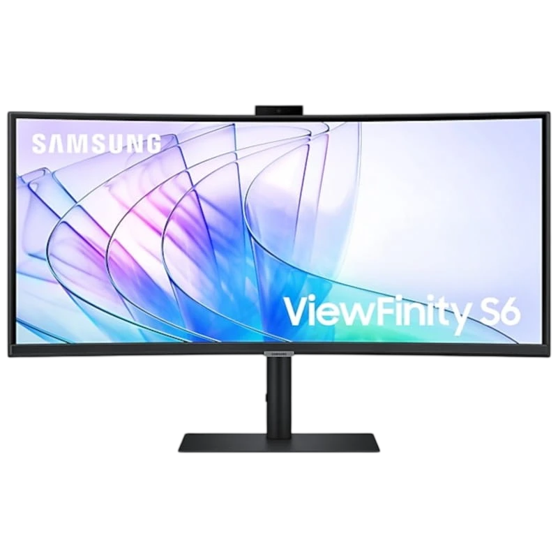 Samsung ViewFinity S34C652VAU 34 4K Ultra HD VA UltraWide Incurvé 100 Hz FreeSync Webcam Noir - Moniteur d'ordinateur