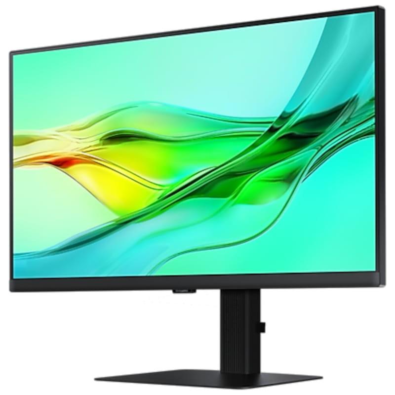 Samsung ViewFinity S6 S60UD 24 QHD VA AMD FreeSync Noir - Moniteur PC Vue avant côté droit