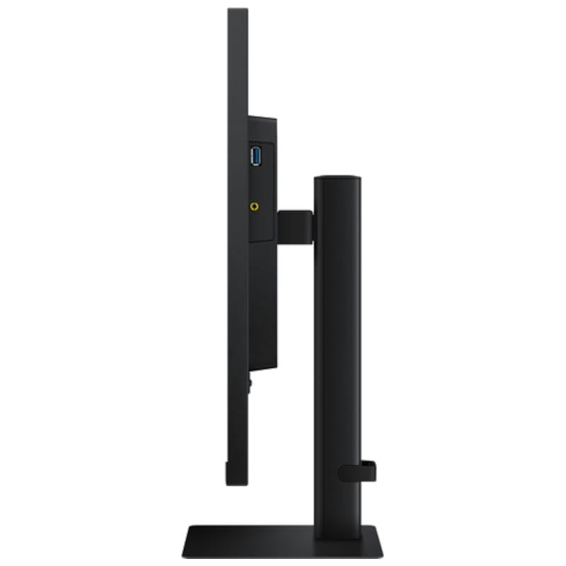 Samsung ViewFinity S7 S70D 27 4K UHD IPS PIP Noir - Vue latérale du moniteur PC