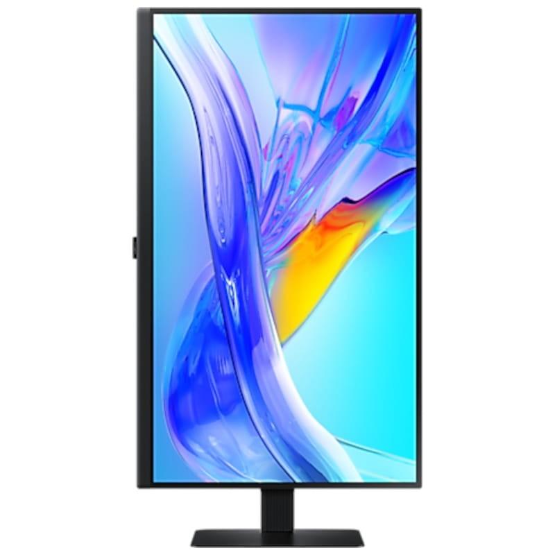 Samsung ViewFinity S8 S80UD 27 4K UHD IPS KVM switch Negro - Monitor PC vista frontal pantalla en vertical