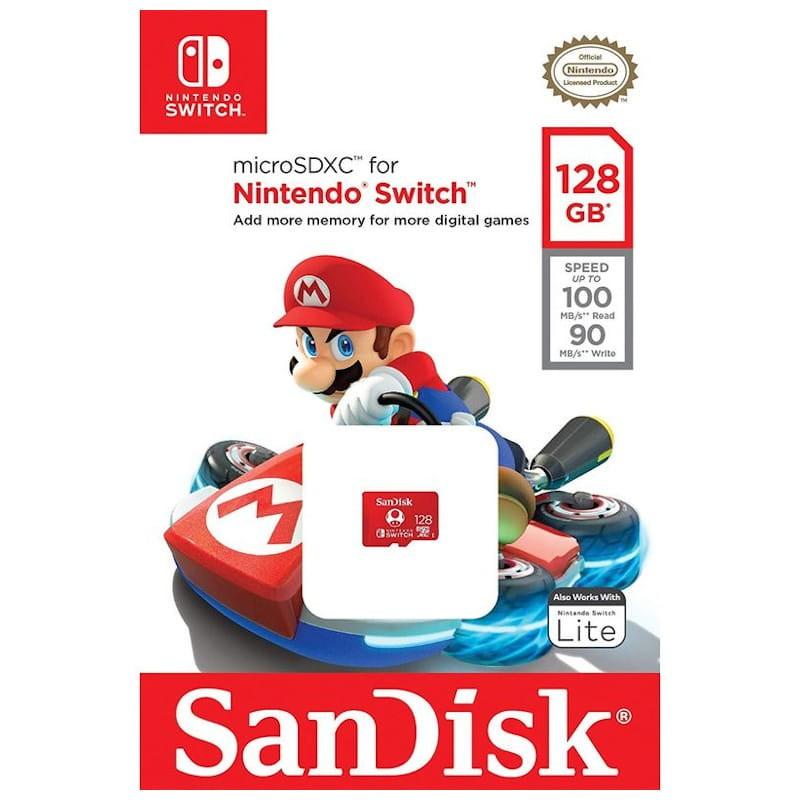 SandDisk MicroSDXC 128GB para Nintendo Switch - Tarjeta