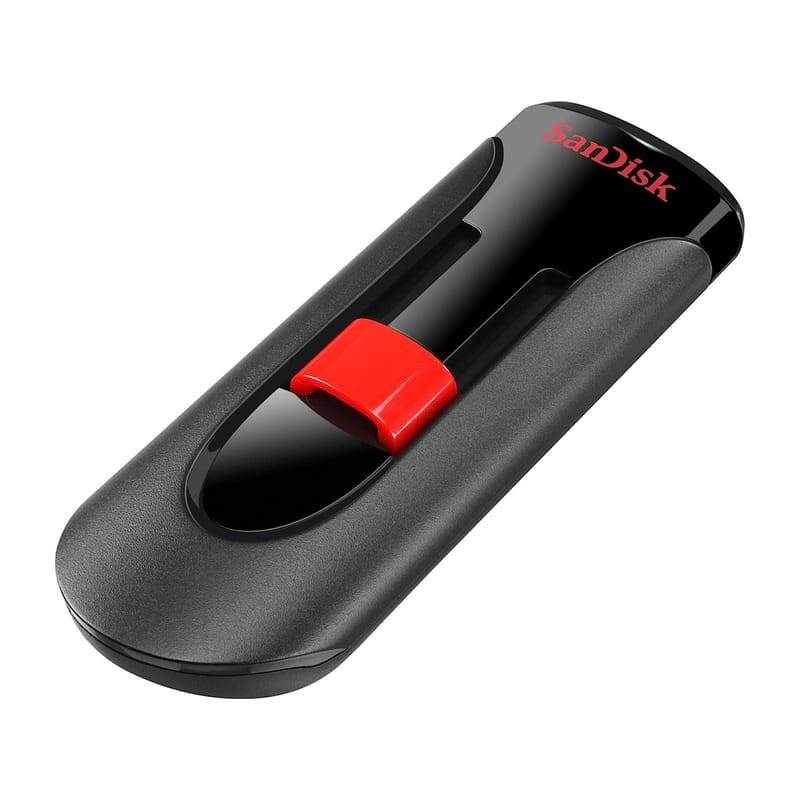 SanDisk Cruzer Glide 128GB USB 2.0 Noir/Rouge - Clé USB