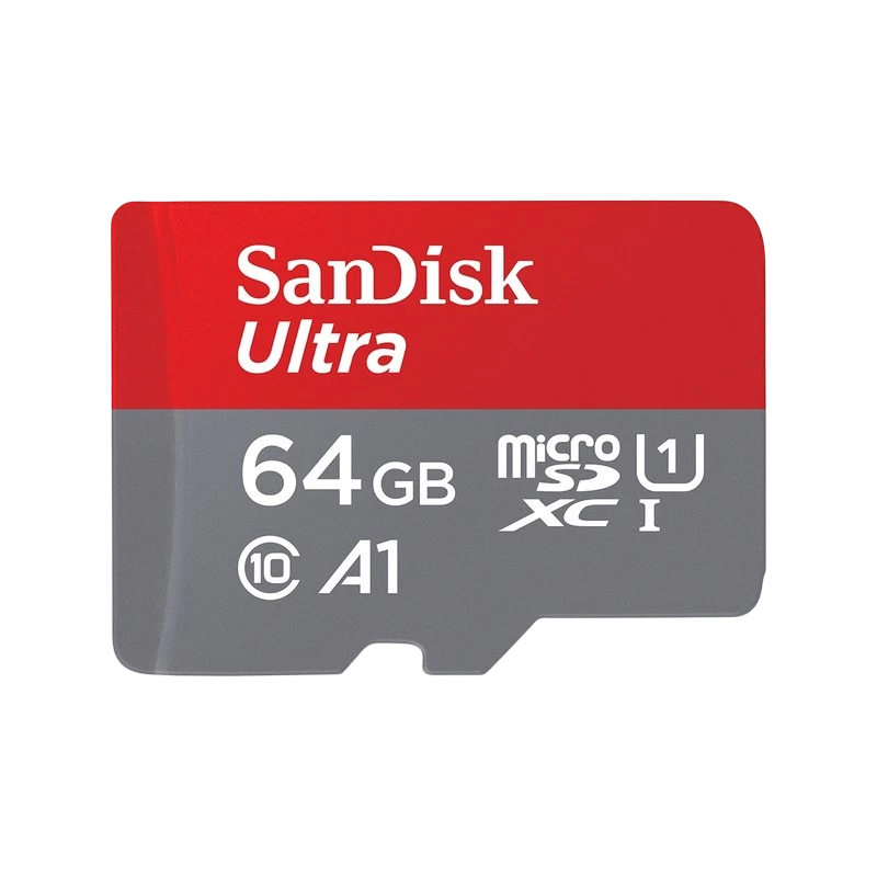 SanDisk MicroSDXC 64GB Ultra A1 + Adaptador Clase 10