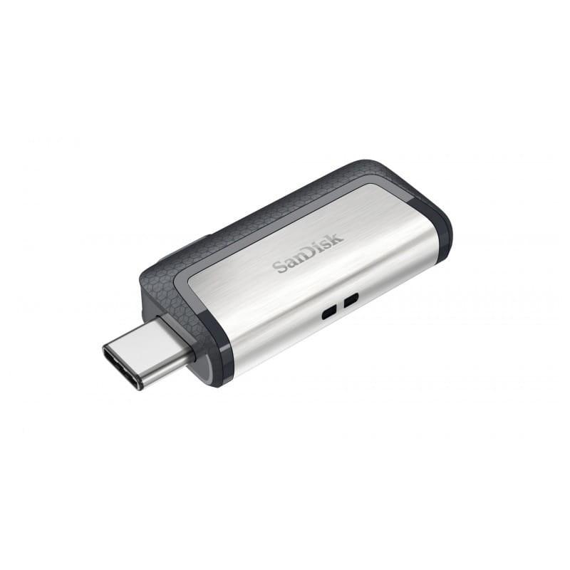 SanDisk Ultra Dual USB-C/USB 3.2 256 GB Negro/Plata - Pendrive USB