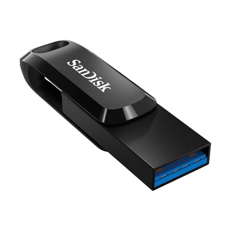 SanDisk Ultra Dual Drive 256GB USB Tipo C Negro/Plata - Pendrive USB vista frontal