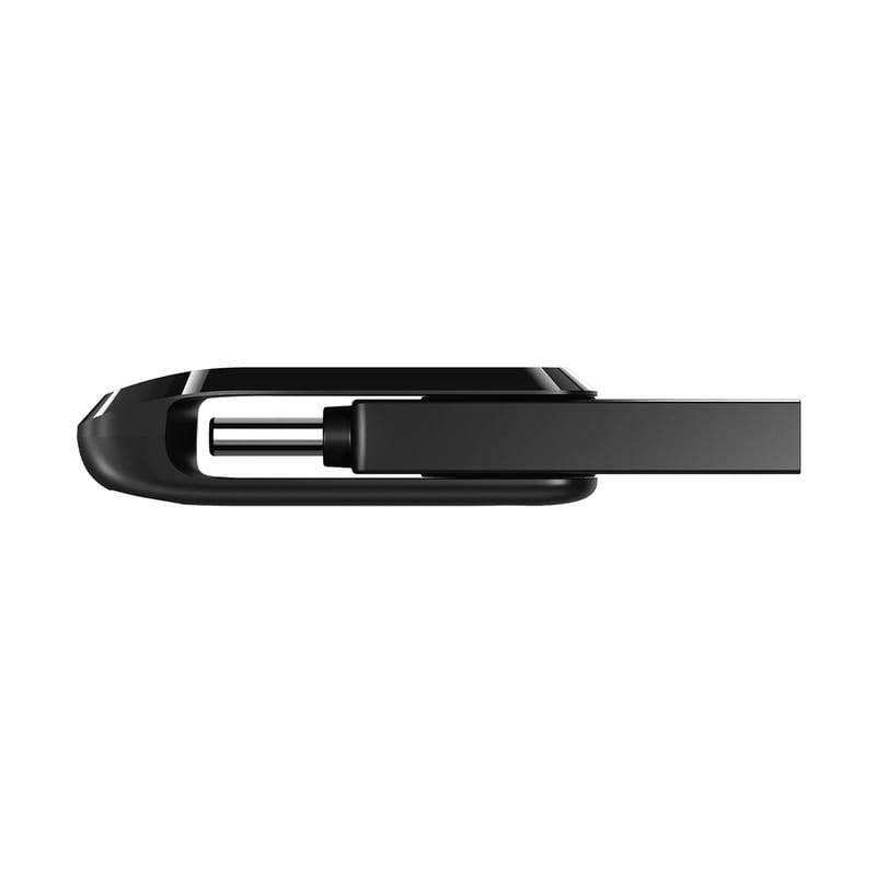 SanDisk Ultra Dual Drive 256GB USB Tipo C Negro/Plata - Pendrive USB vista lateral