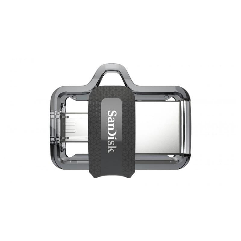SanDisk Ultra Dual Drive m3.0 128GB USB 3.2 Negro/Plata - Pendrive