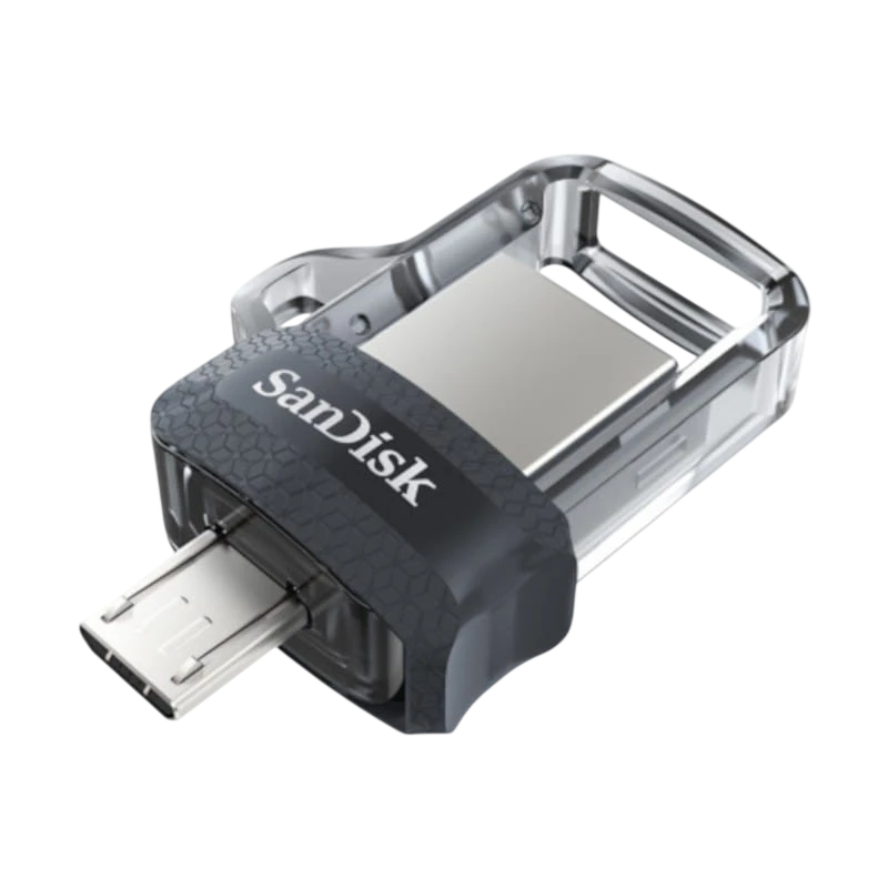 SanDisk Ultra Dual Drive m3.0 32GB USB 3.2 Negro/Plata - Pendrive USB