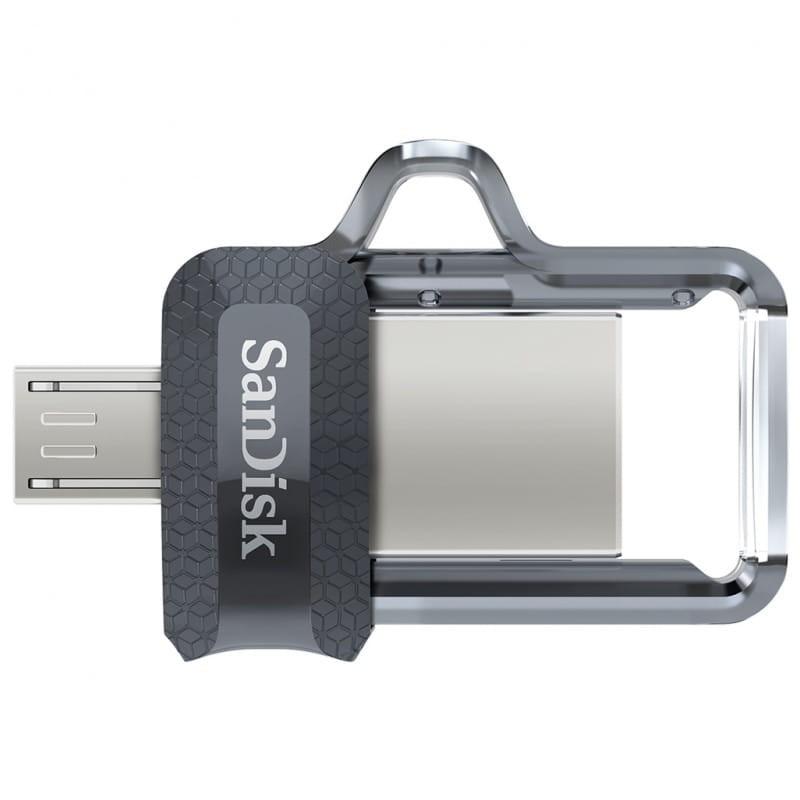 SanDisk Ultra Dual Drive m3.0 32Go USB 3.2 Noir/Argent - Clé USB