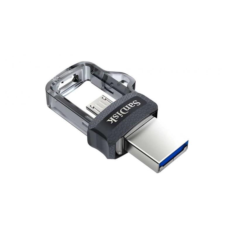 SanDisk Ultra Dual Drive m3.0 32Go USB 3.2 Noir/Argent 