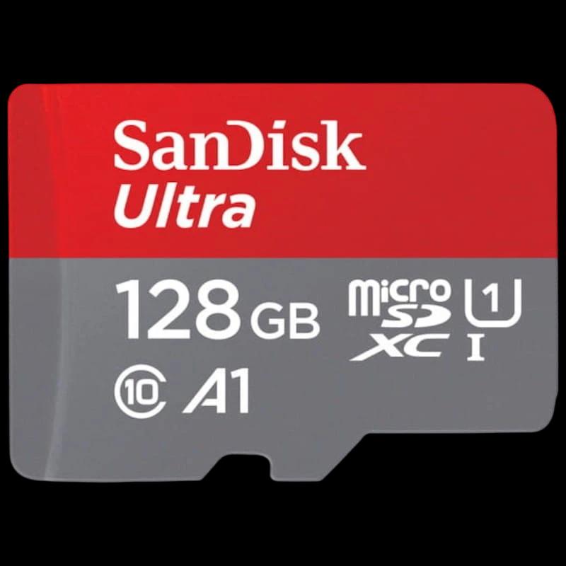 SanDisk MicroSD 128GB Ultra UHS-I + Adaptador de classe 10