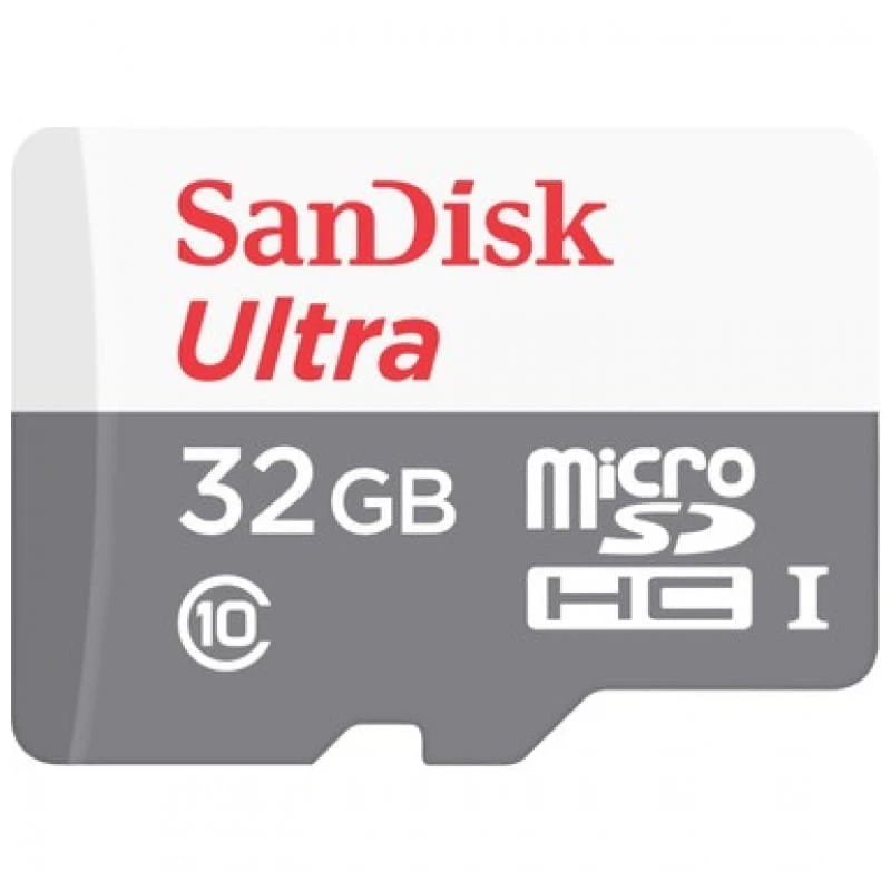 SanDisk MicroSD 32GB Ultra UHS-I + Adaptador Clase 10