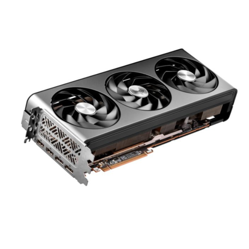 Vue générale de la Carte graphique Sapphire NITRO+ Radeon RX 7700 XT AMD 12 GB GDDR6