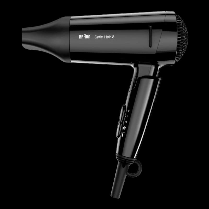 Secador de Cabelo Satin Hair 3 HD350 1600 W da Braun Preto