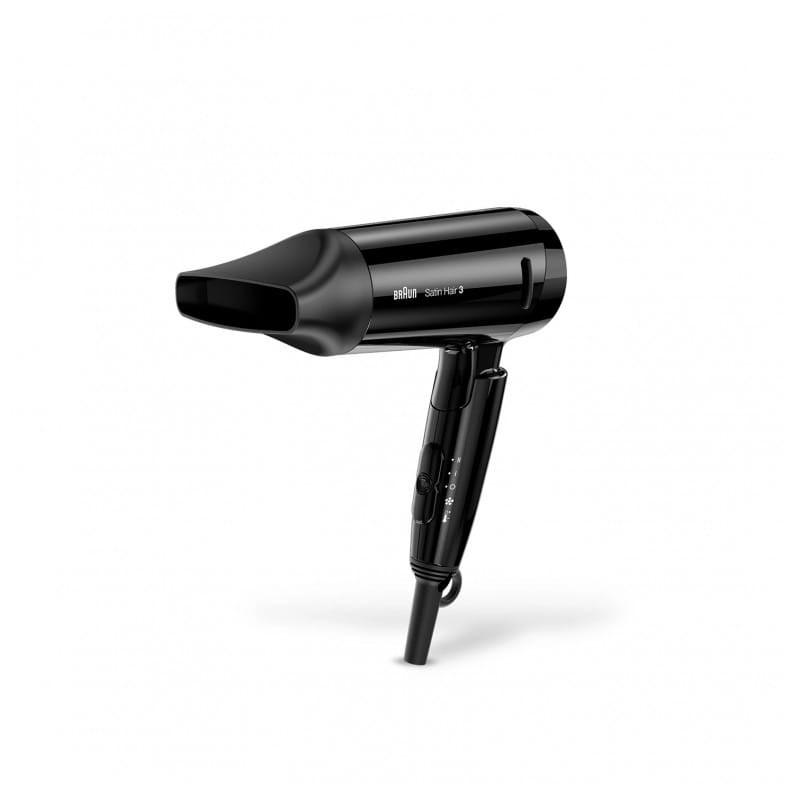 Secador de cabelo Braun Satin Hair 3 HD350 1600 W Preto com vista lateral