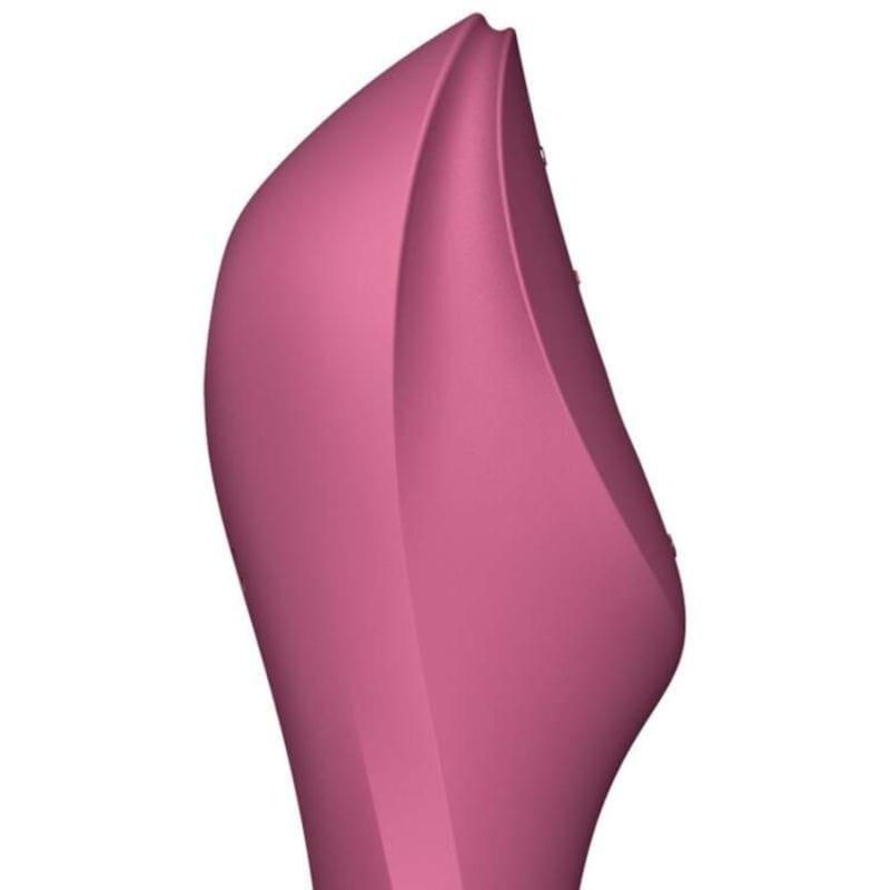 Detalla del Satisfyer Curvy Trinity 3 Rojo - Succionador de clítoris