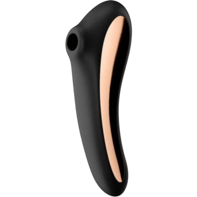 Satisfyer Dual Kiss Vibrador Air Pulse Negro