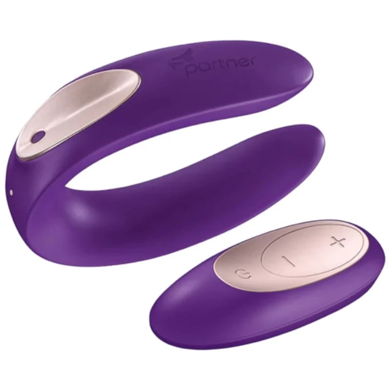 Satisfyer Partner Plus Remote Violeta - Vibrador Doble Estimulación