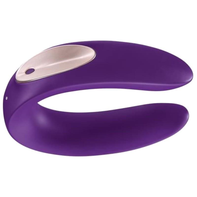 Satisfyer Partner Plus Remote Violeta - Vibrador Doble Estimulación - Frontal