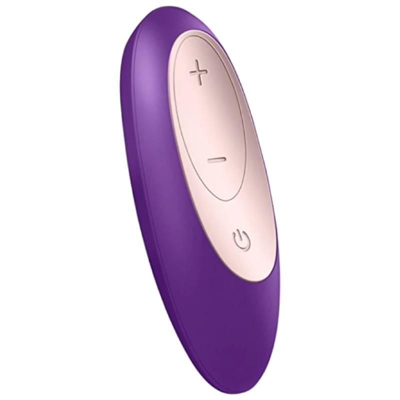 Satisfyer Partner Plus Remote Violeta - Vibrador Doble Estimulación - Control