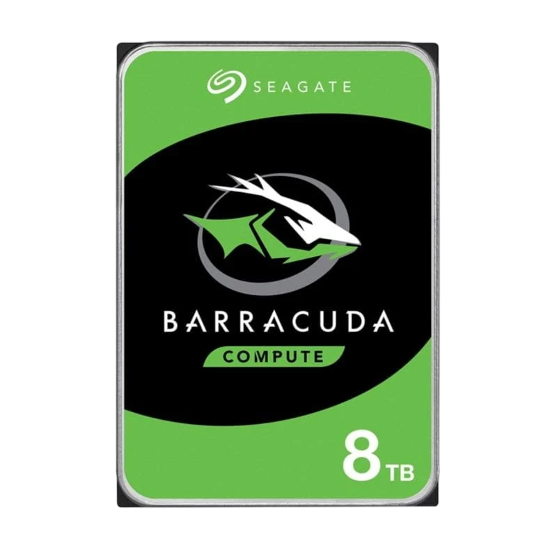 Seagate BarraCuda Compute 8 TB SATA 5400 RPM Vert / Noir - Disque dur