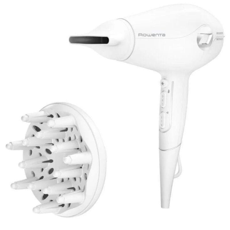Secador de Pelo + Masajeador Facial Rowenta CV6602ES 2400W Blanco - secador y accesorios
