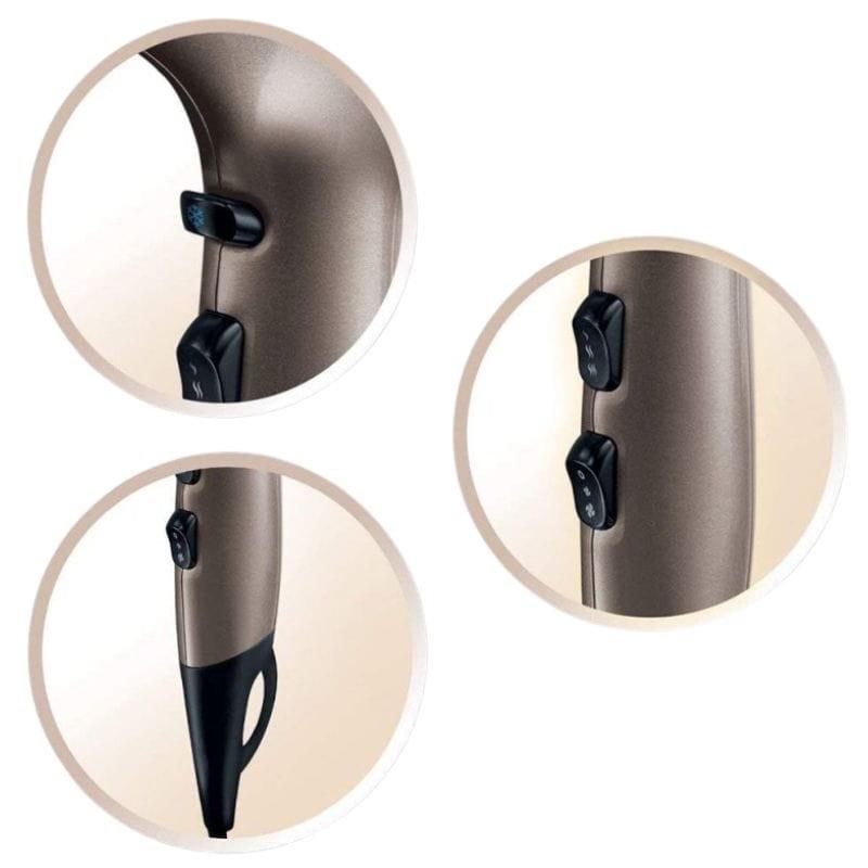 Secador de Pelo Remington AC8002 2200W Marrón - detalles de botones