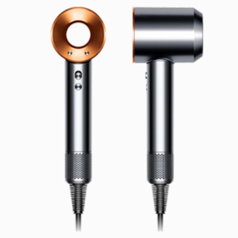 Secador de Pelo Dyson Supersonic 1600W Níquel/Cobre - vista lateral y trasera