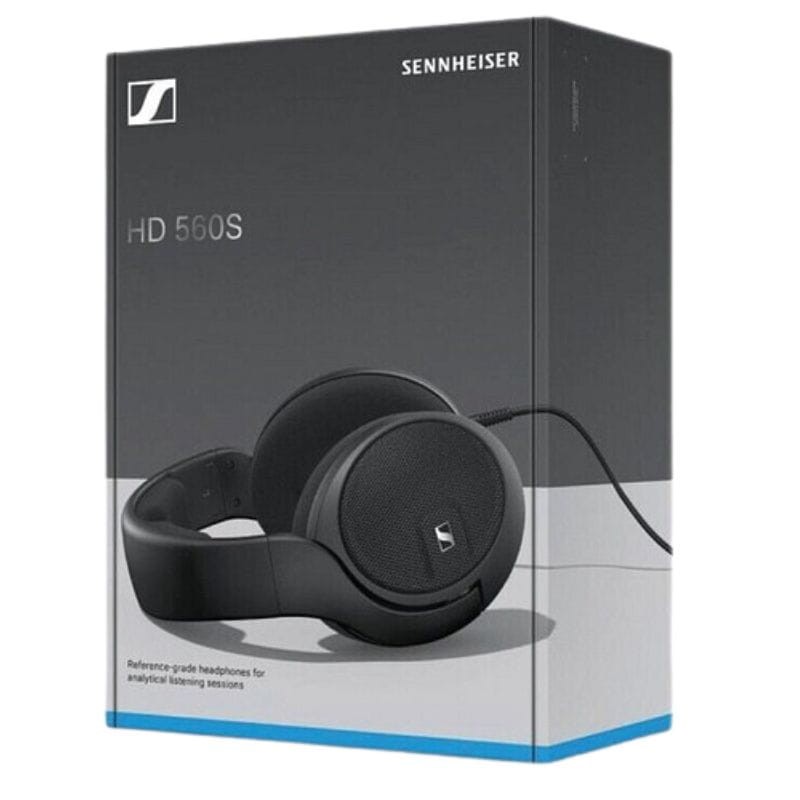 Sennheiser HD 560S Ultraligero Cable extraíble Negro - Auriculares con cable imagen de la caja