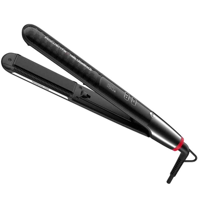 Alisador de cabelo Rowenta X Karl Lagerfeld SF466LF0 LCD Preto
