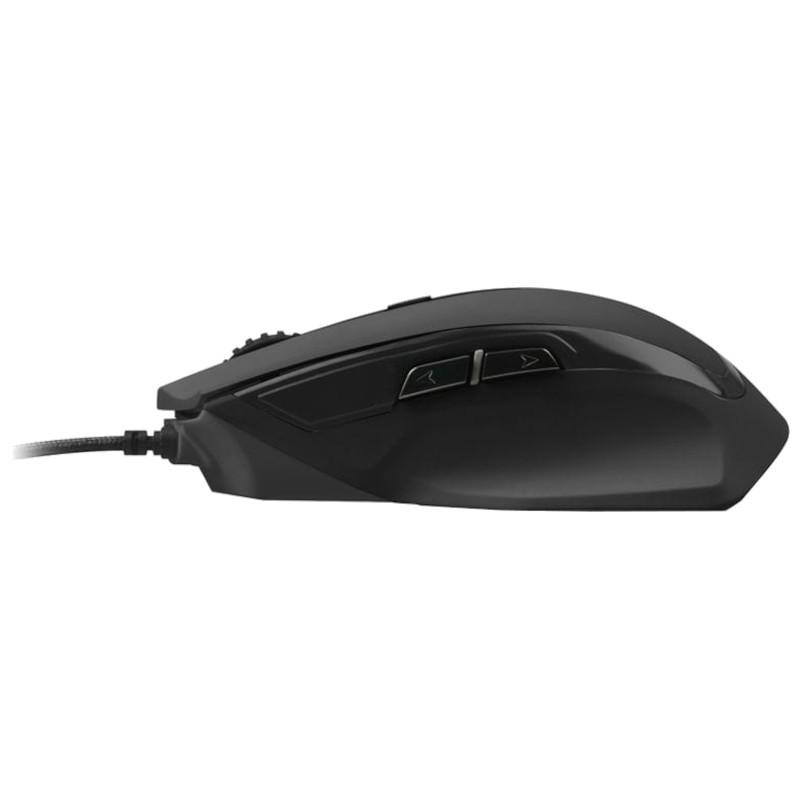 Ratón Gaming Sharkoon SHARK Force II 4200 DPI Negro - Lateral