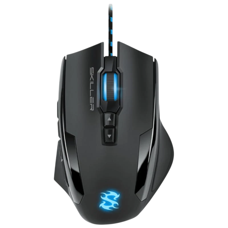 Sharkoon Skiller SGM1 USB Preto - Mouse para jogos - 10800 DPI