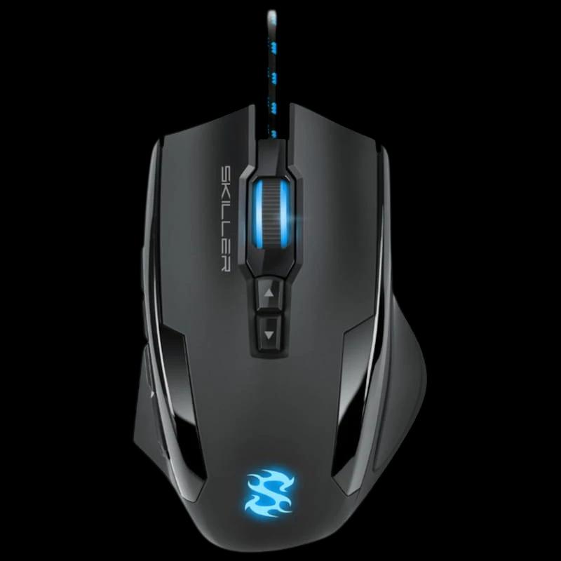 Sharkoon Skiller SGM1 USB Preto - Mouse para jogos - 10800 DPI