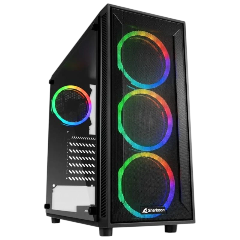 Sharkoon TG4M RGB Negro - Caja PC