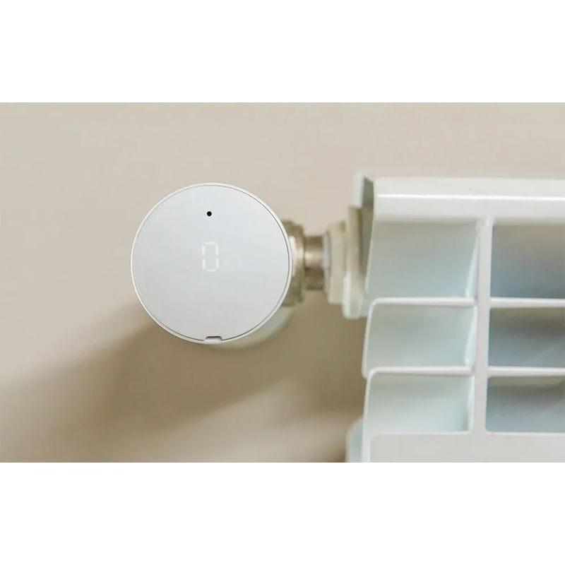 Temperatura de Shelly BLU TRV Cabezal Termostático con unidad de control