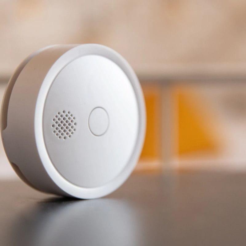 Perspectiva del Detector de humo Shelly Plus Smoke