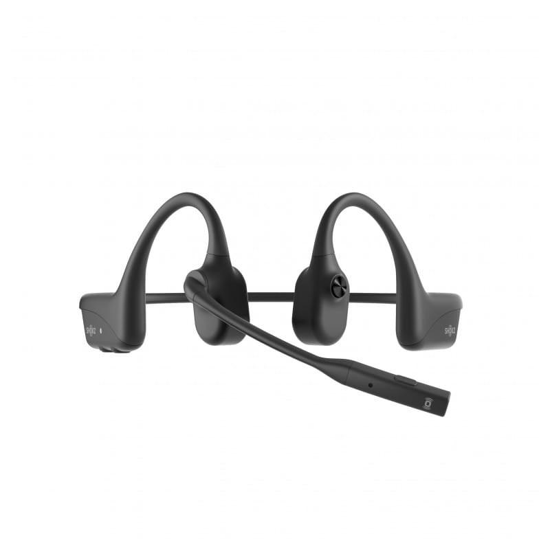 SHOKZ OpenComm 2 UC  Negro - Auriculares conducción ósea imagen frontal