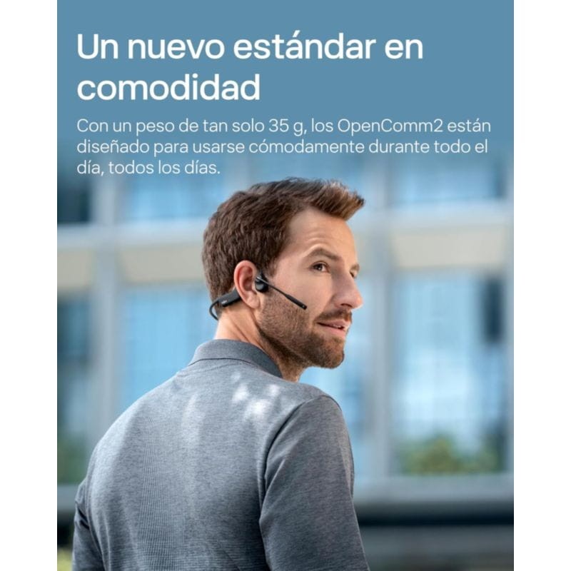 Shokz OpenComm 2 avec poids léger