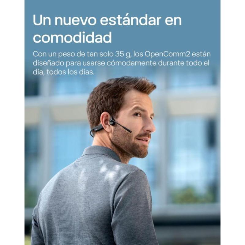 Shokz OpenComm 2 avec poids léger