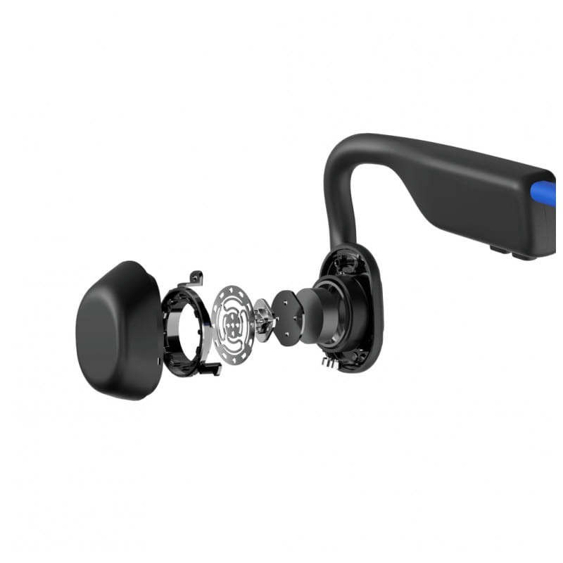 Shokz OpenMove Azul - Auriculares de Conducción Ósea detalle del auricular